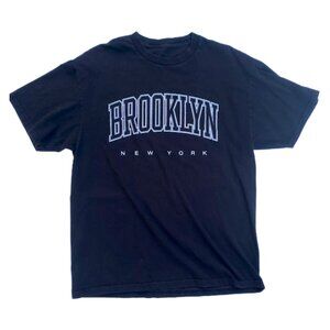 Vintage Brooklyn Printed T-shirt John Galt J. Galt One Size Large Fit